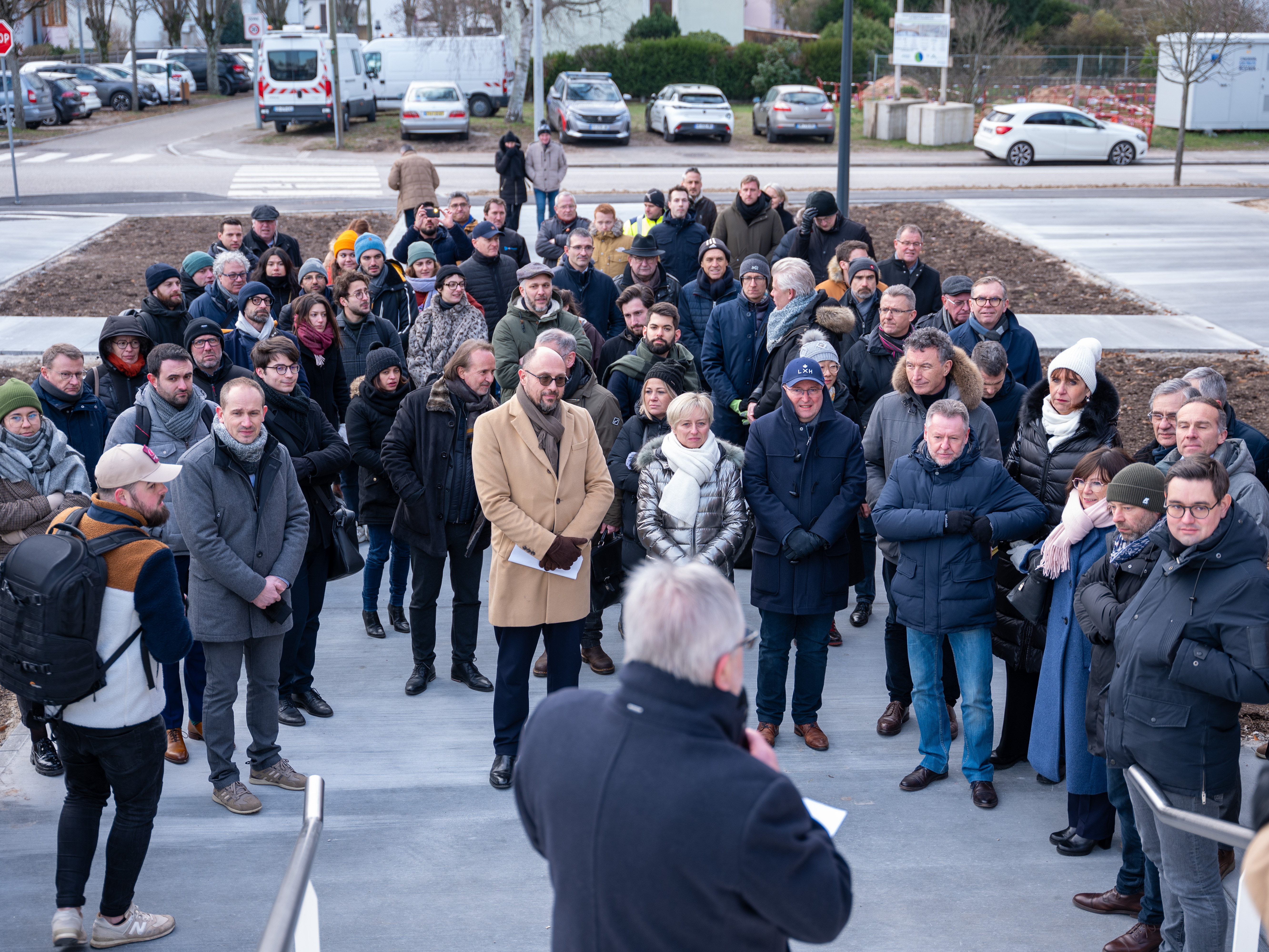 Discours lors de l'inauguration du parking Gare