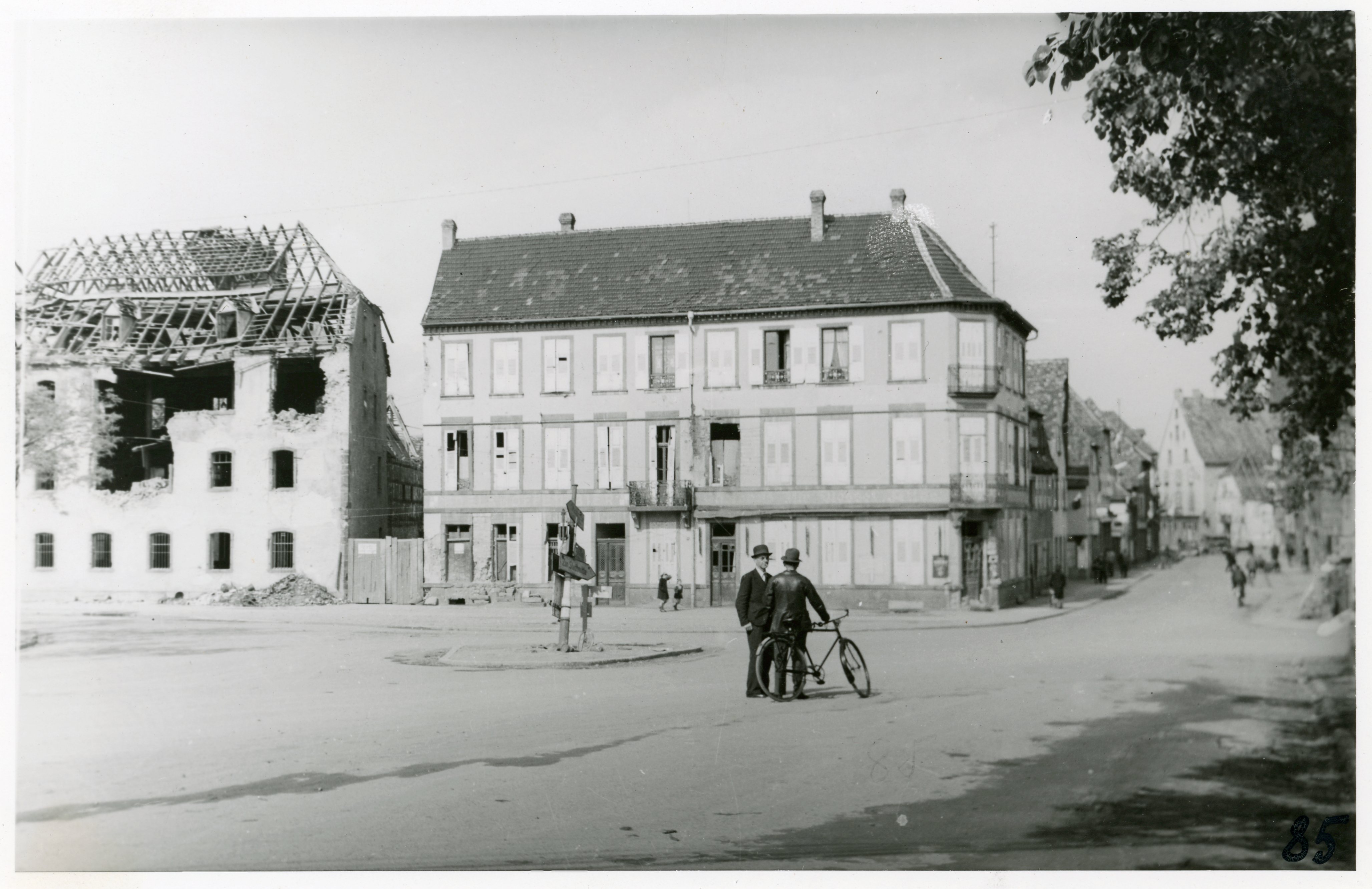 Haguenau en 1945