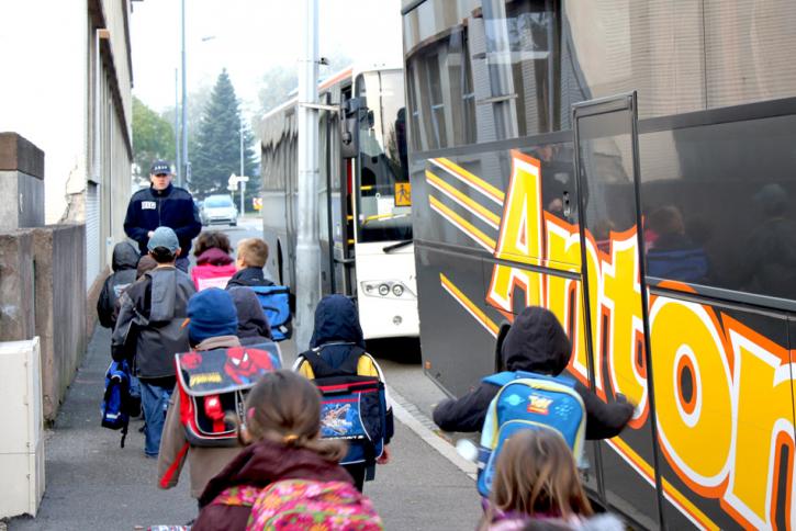 Le transport scolaire à Haguenau
