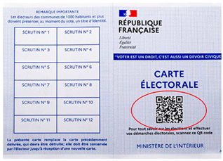 Carte électorale