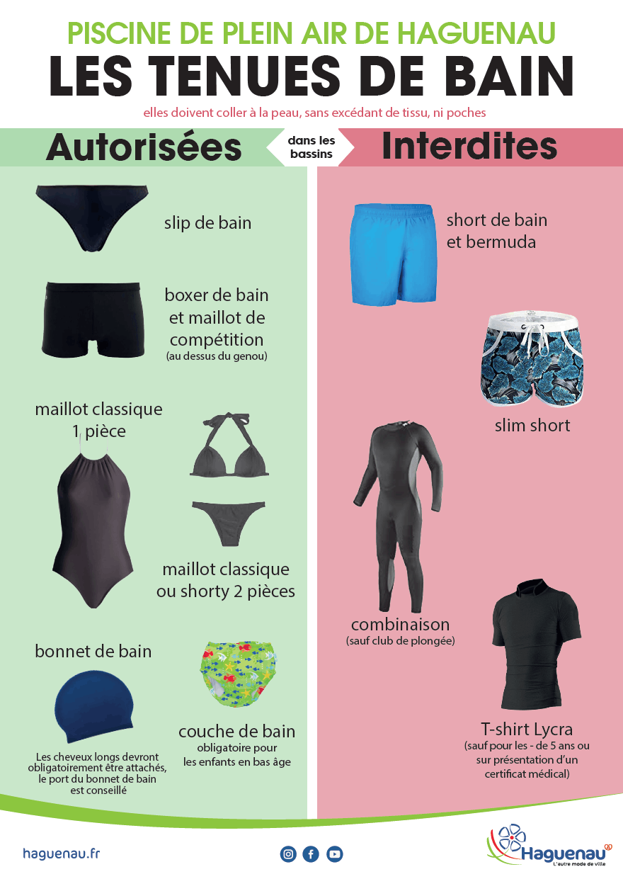 Tenues de piscine 2026