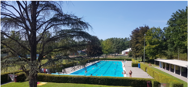 Piscine de Haguenau en pleine aire