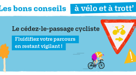 Cédez-le-passage cycliste : partageons la voie publique en toute sécurité